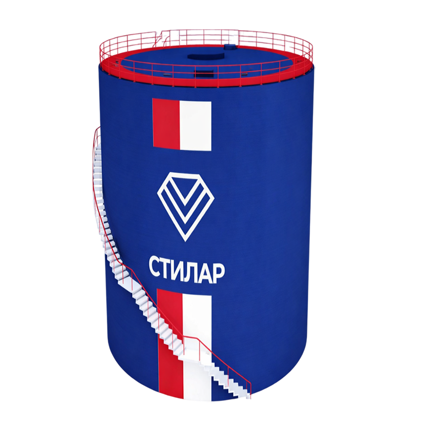 Цельносварной резервуар РВС для АЗС 20 м³ от завода-производителя